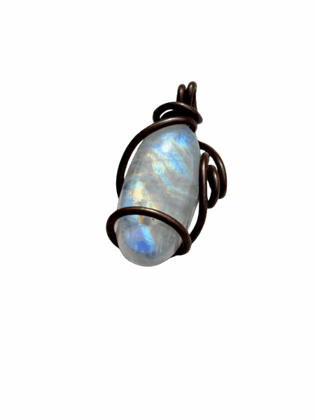 Talisman Pierre de Lune Sertir Cuivre – Protection & Sensibilité