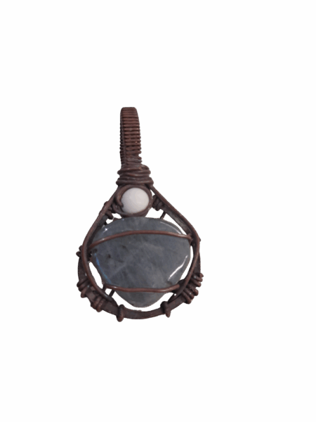 Talisman Labradorite Sertir Cuivre – Protection & Intuition Renforcée